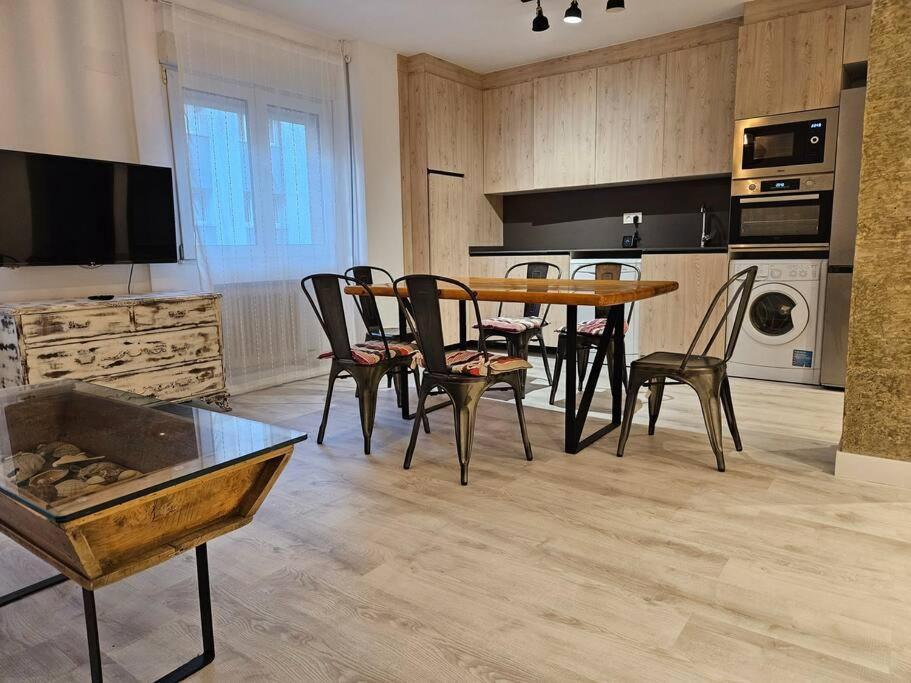 1A108 Amplio Y Moderno Apartamento Gijón Buitenkant foto