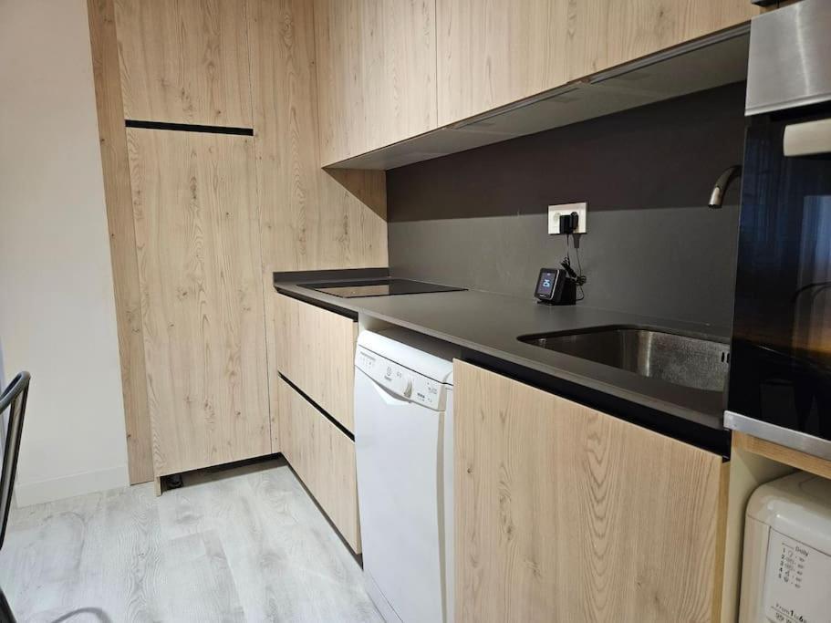 1A108 Amplio Y Moderno Apartamento Gijón Buitenkant foto