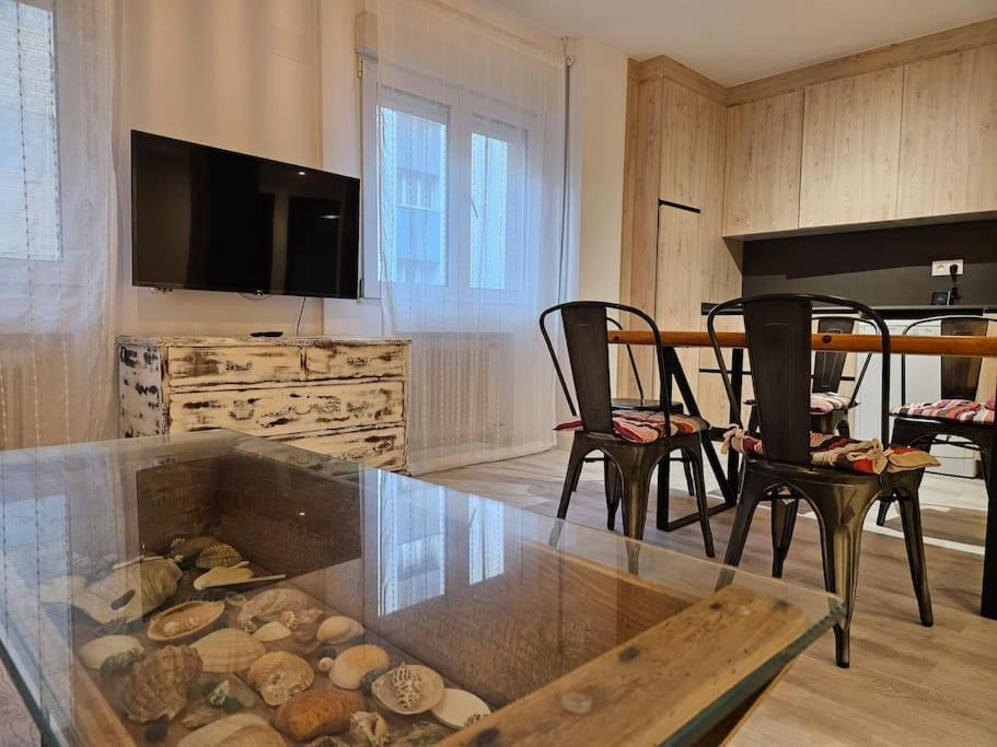 1A108 Amplio Y Moderno Apartamento Gijón Buitenkant foto